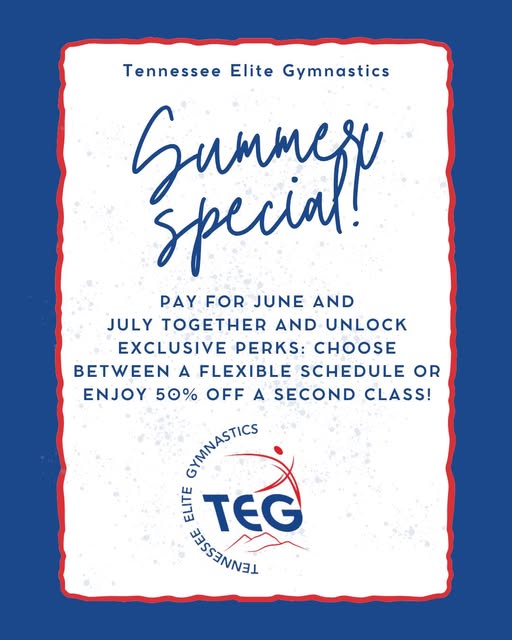 Summer Special at Tennessee Elite Gymnastics